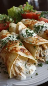 Chicken Ranch Crepes