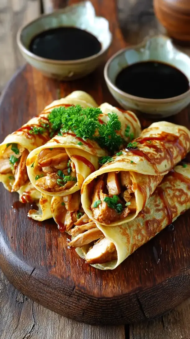 Chicken Teriyaki Crepes