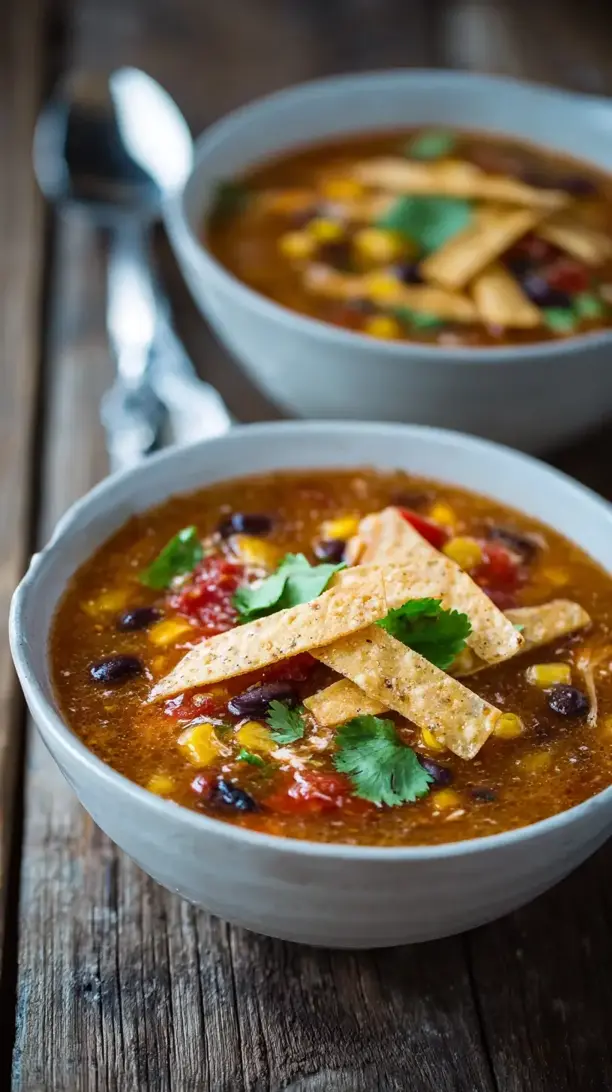 Chicken and Corn Tortilla Soup