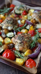 Chicken And Herb Roasted Vegetables