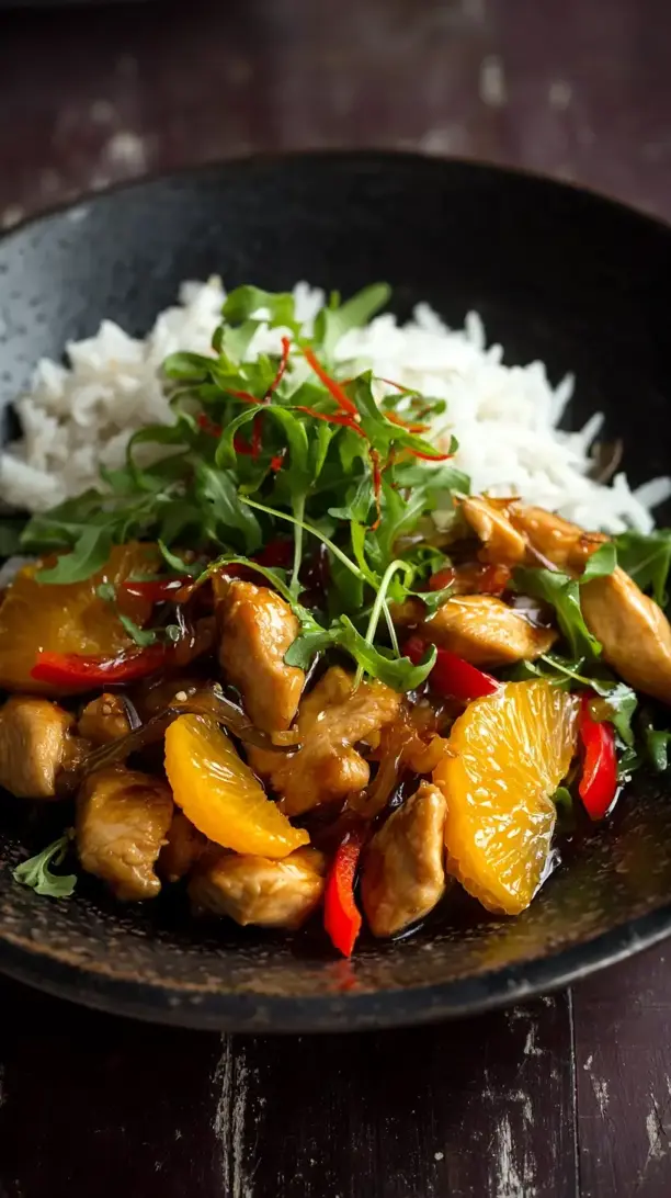 Chicken and Orange Stir Fry