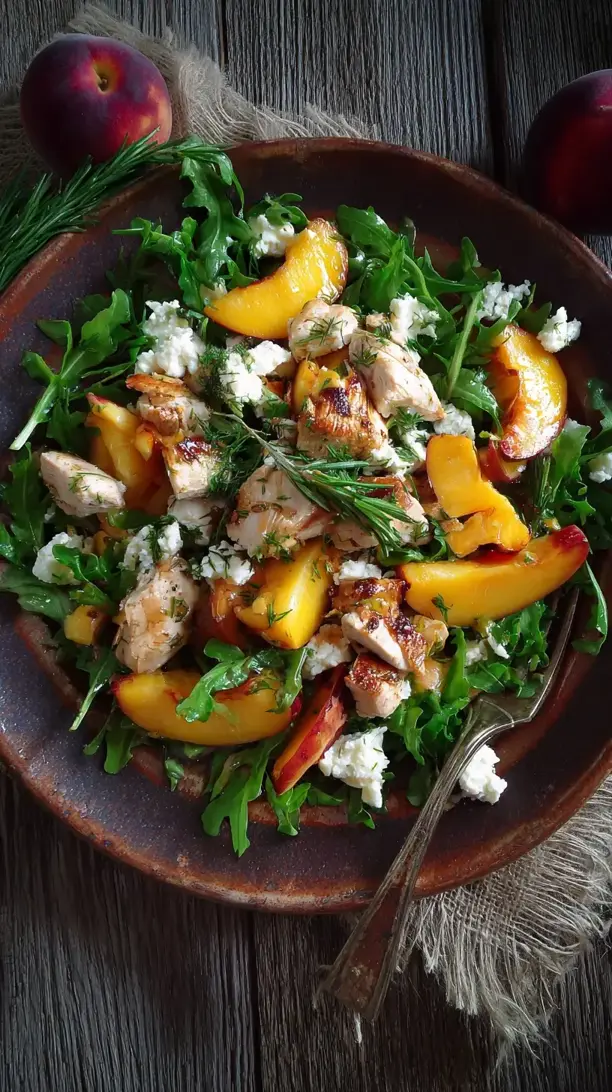 Chicken and Peach Salad