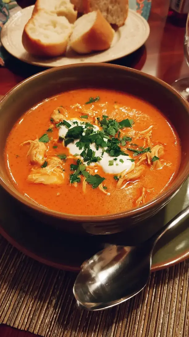 Chicken and Roasted Red Pepper Soup