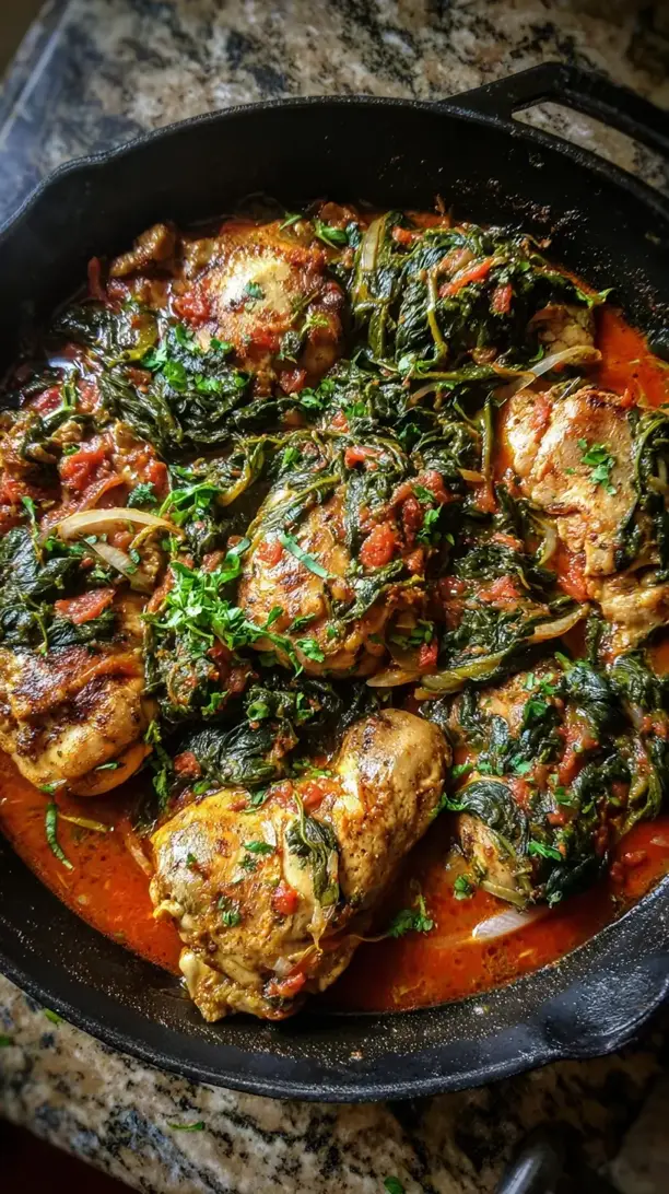 Chicken and Spinach Stew