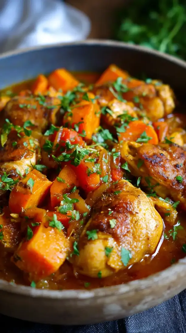 Chicken and Sweet Potato Stew