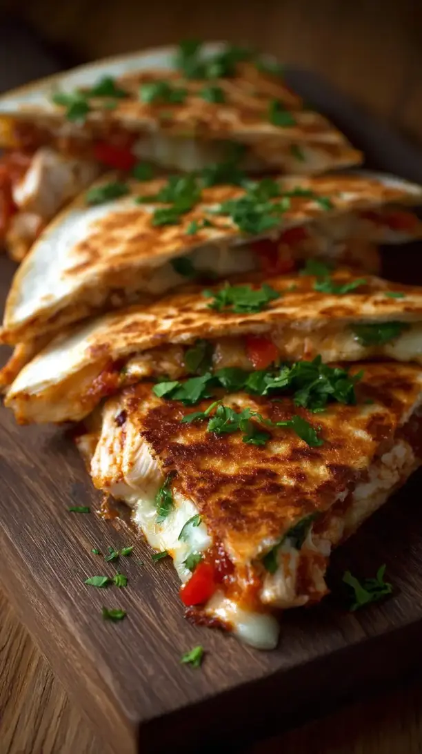 Chipotle Chicken Quesadillas
