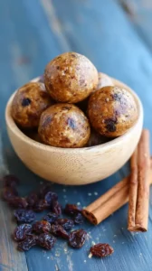 Cinnamon Raisin Energy Bites