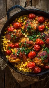 Corn And Tomato Chicken