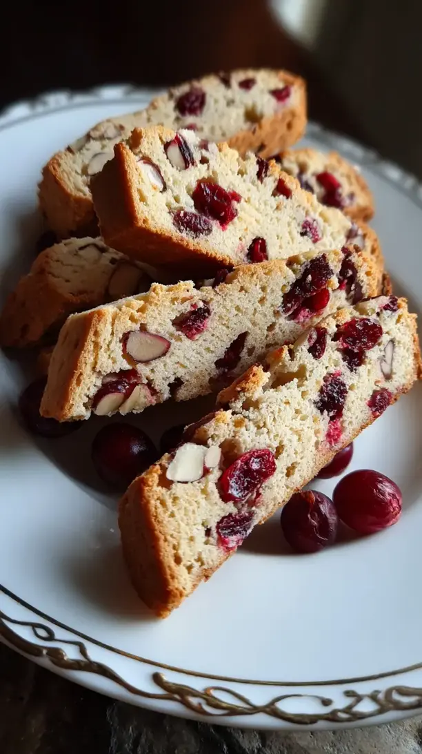Cranberry Almond Biscotti