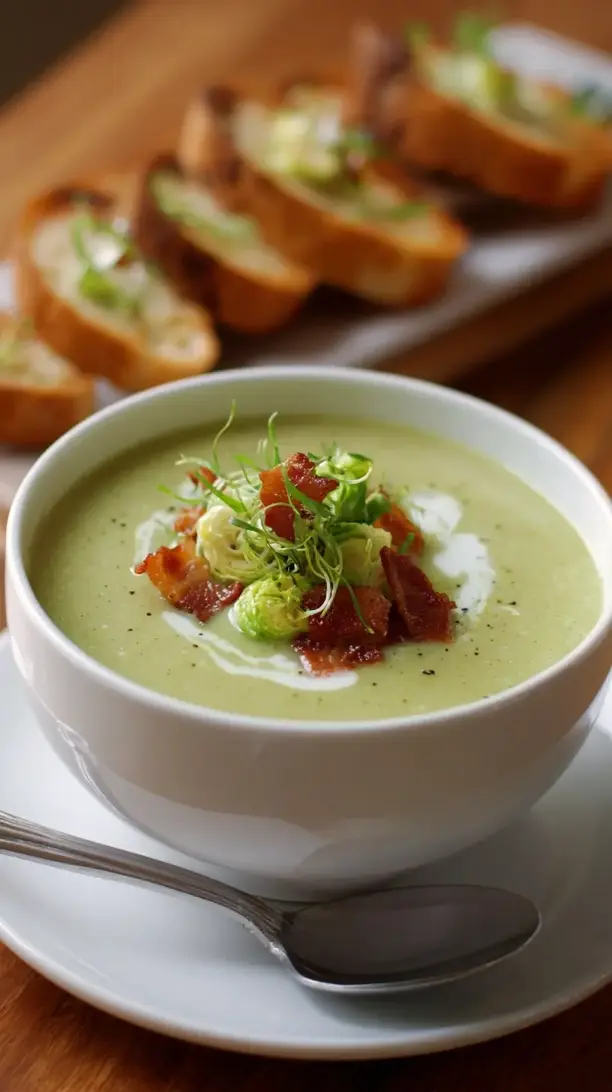 Creamy Brussels Sprout Soup