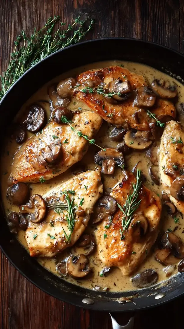 Creamy Chicken Marsala