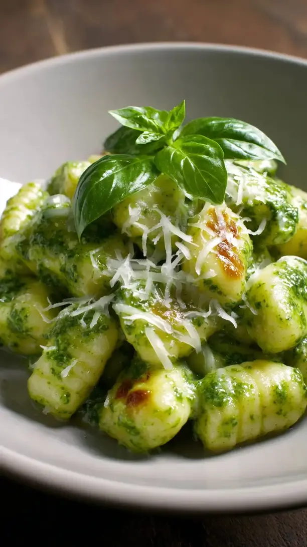Creamy Pesto Gnocchi