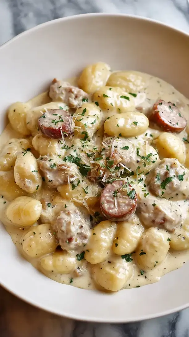 Creamy Sausage Gnocchi