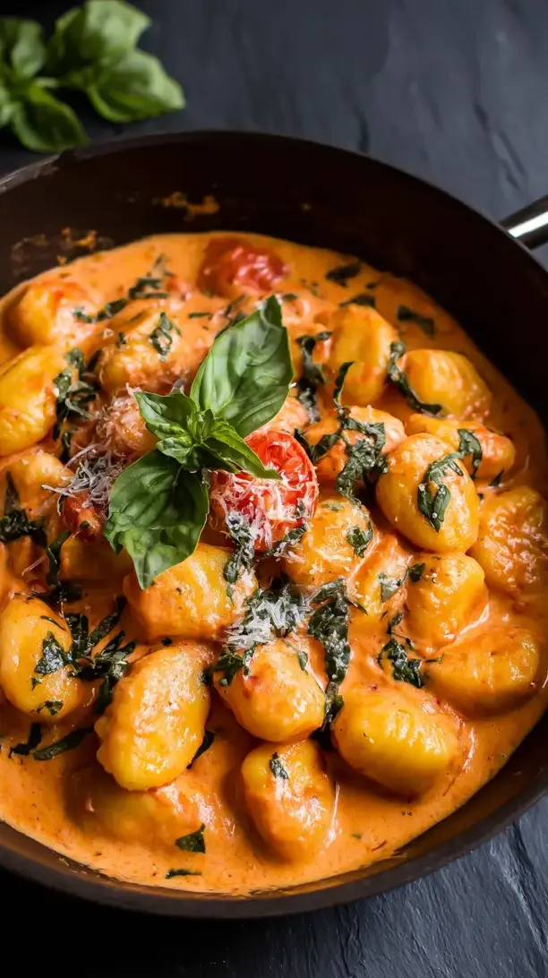 Creamy Tomato Basil Gnocchi