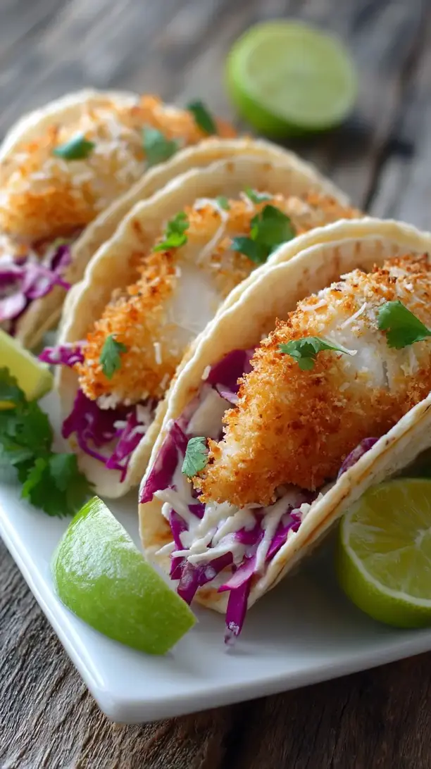 Crispy Baked Fish Tacos