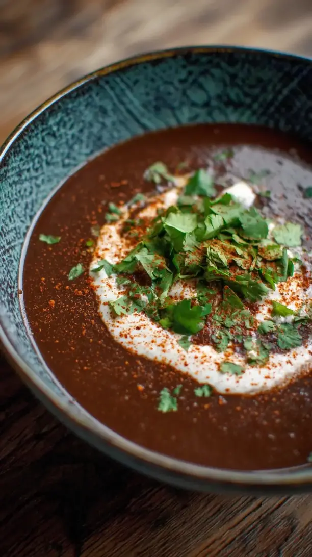Crockpot Black Bean Soup