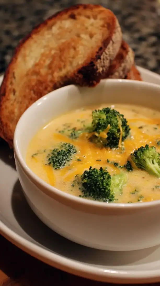 Crockpot Broccoli Cheese Soup