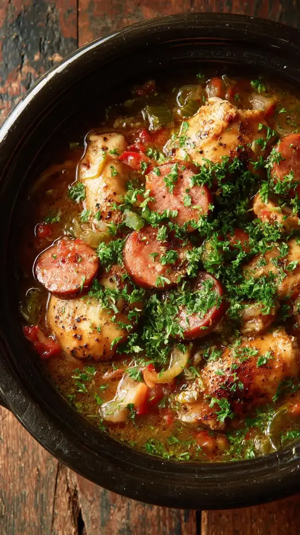 Crockpot Chicken Gumbo