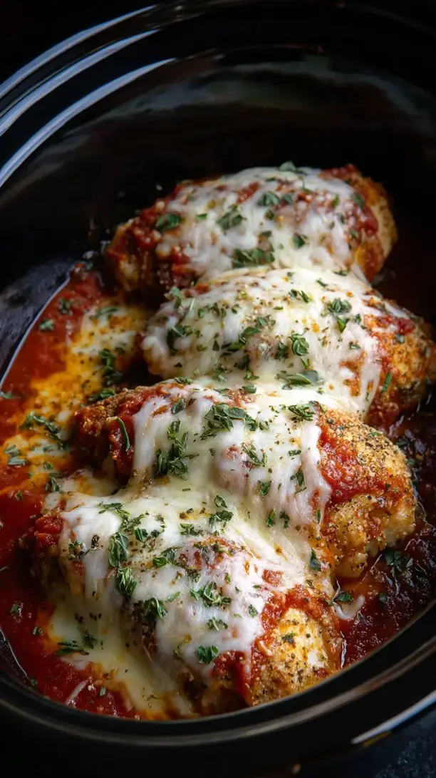 Crockpot Chicken Parmesan