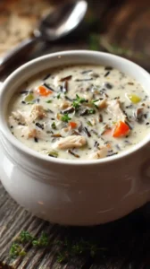 Crockpot Chicken Wild Rice Soup