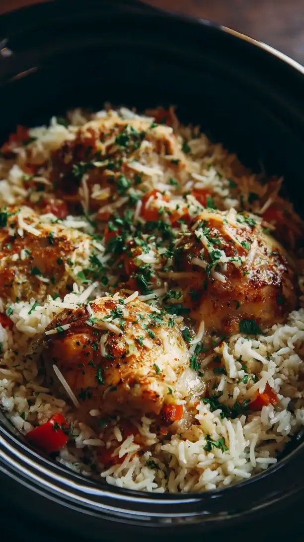 Crockpot Chicken and Rice