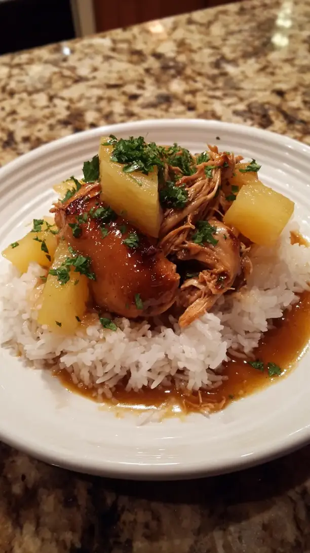 Crockpot Hawaiian Chicken