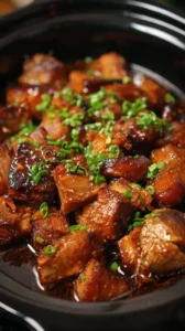 Crockpot Honey Garlic Pork