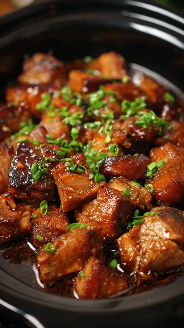 Crockpot Honey Garlic Pork