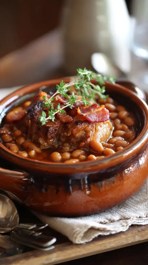 Crockpot Pork and Beans