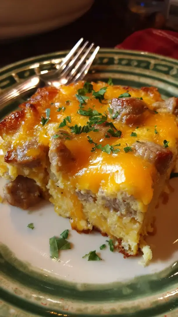 Crockpot Sausage and Egg Casserole