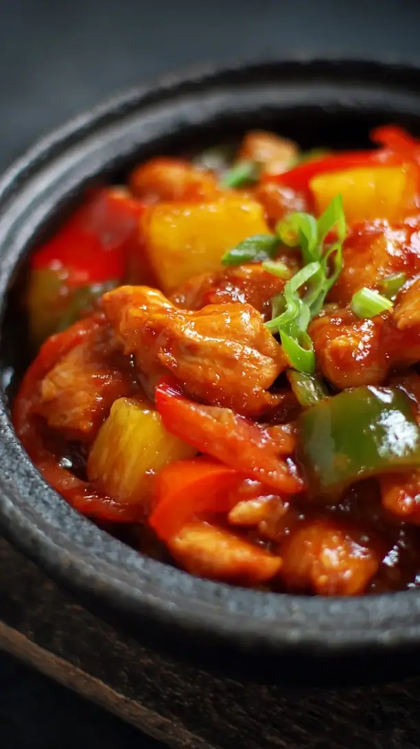 Crockpot Sweet and Sour Chicken