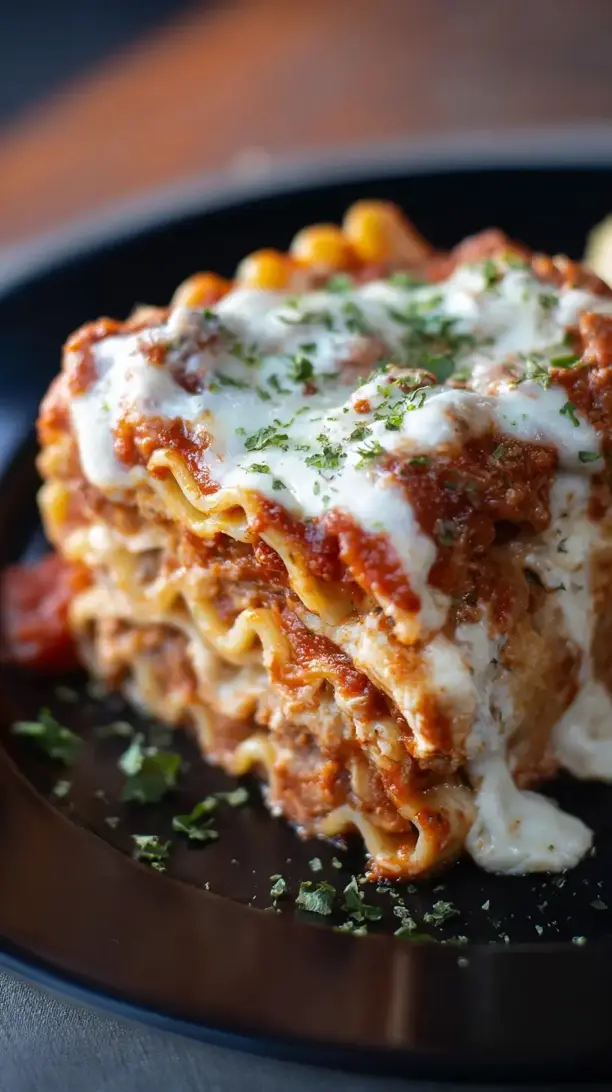 Crockpot Vegetarian Lasagna