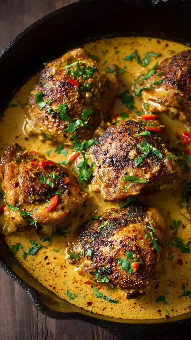 Curry Chicken Thighs