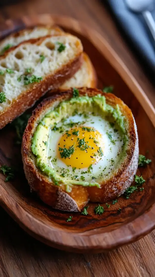 Egg in a Hole with Avocado