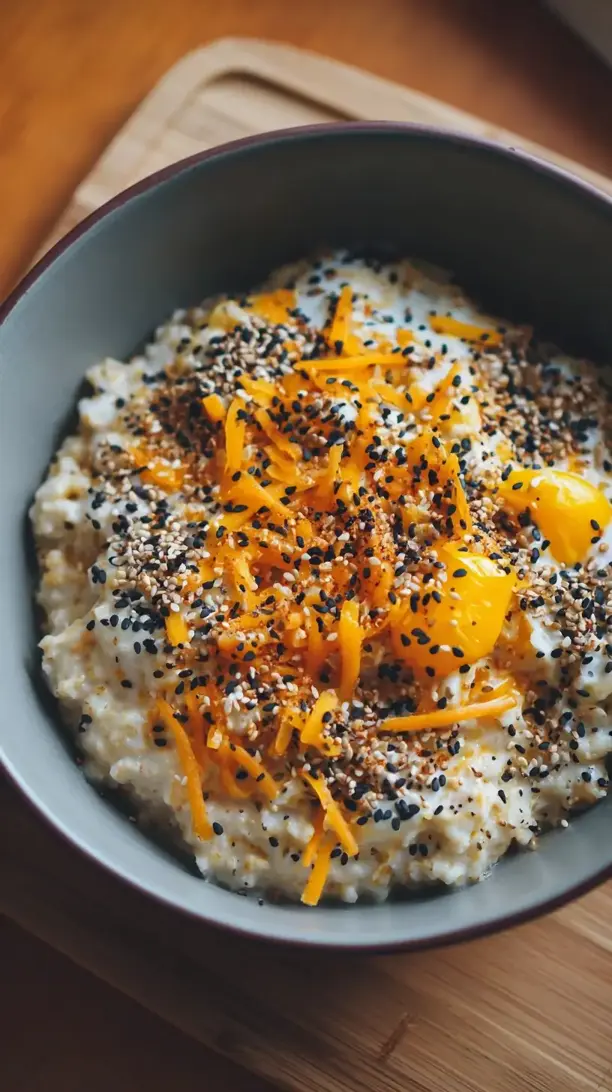 Everything Bagel Seasoning Oatmeal