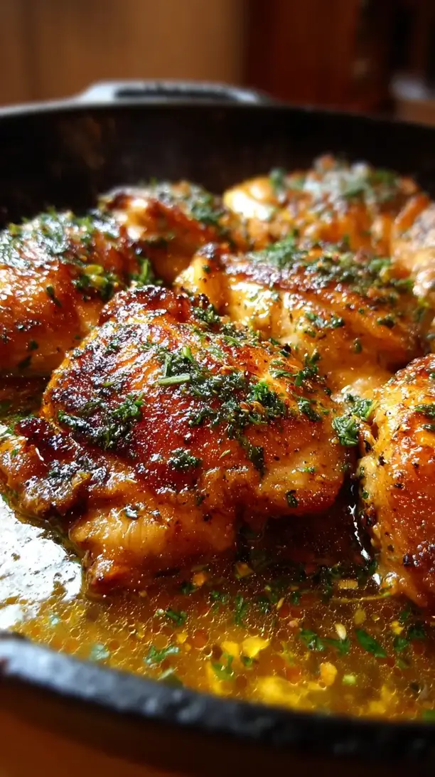 Garlic Butter Chicken Thighs