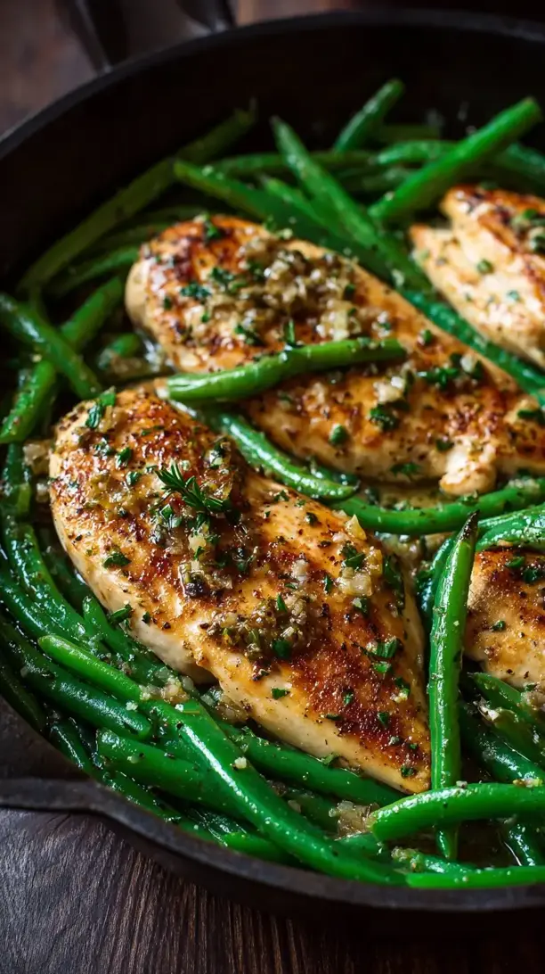 Garlic Butter Green Bean Chicken