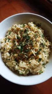 Garlic Butter And Herbs Oatmeal