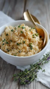 Garlic Herb Butter Parmesan Oatmeal