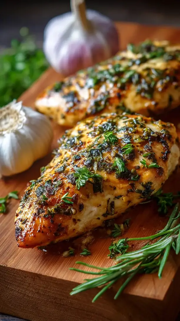 Garlic Herb Chicken Breasts