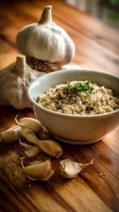 Garlic Herb Oatmeal