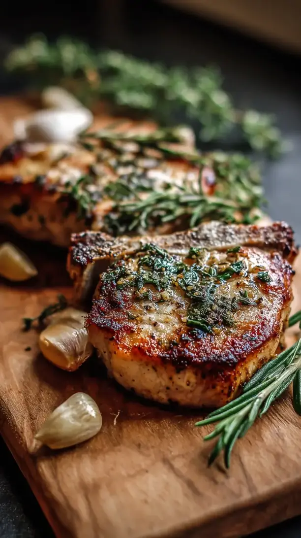 Garlic Herb Pork Chops