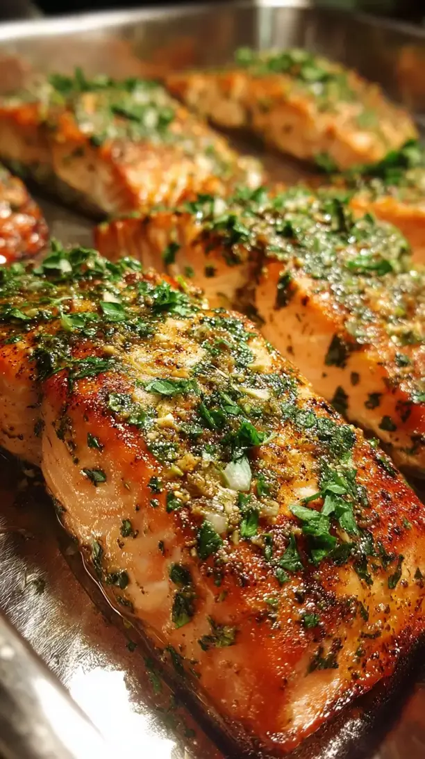 Garlic Herb Salmon Fillets