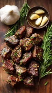 Garlic Herb Steak Bites