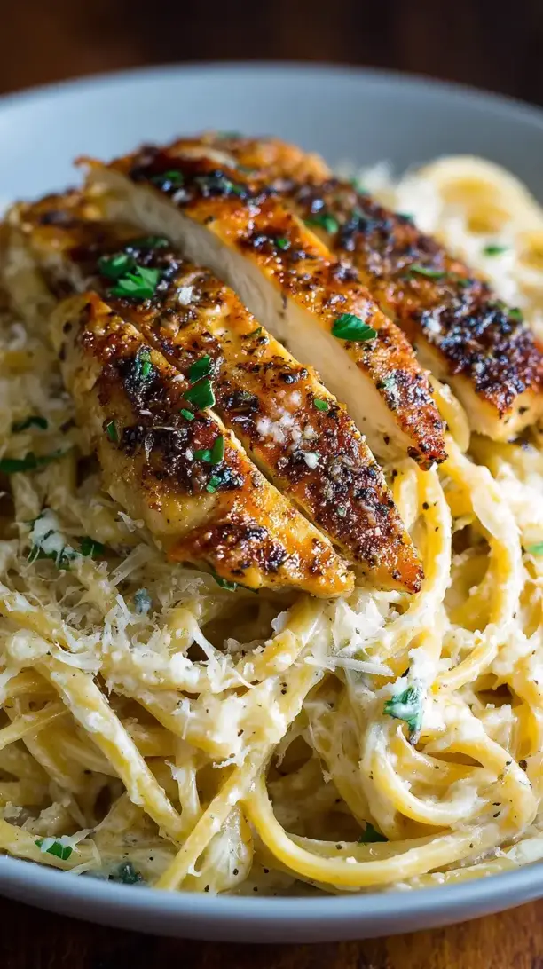 Garlic Parmesan Chicken Pasta