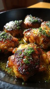 Garlic Parmesan Chicken Thighs
