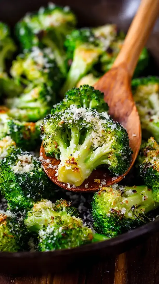 Garlic Parmesan Roasted Broccoli