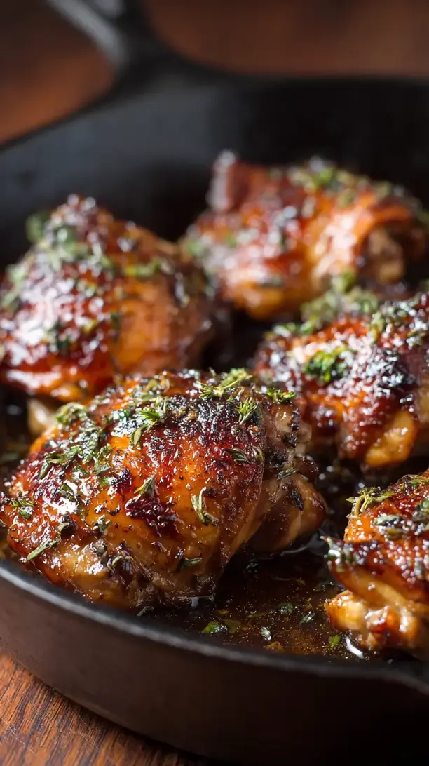 Garlic Soy Chicken Thighs