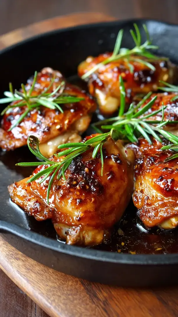 Glazed Chicken Thighs
