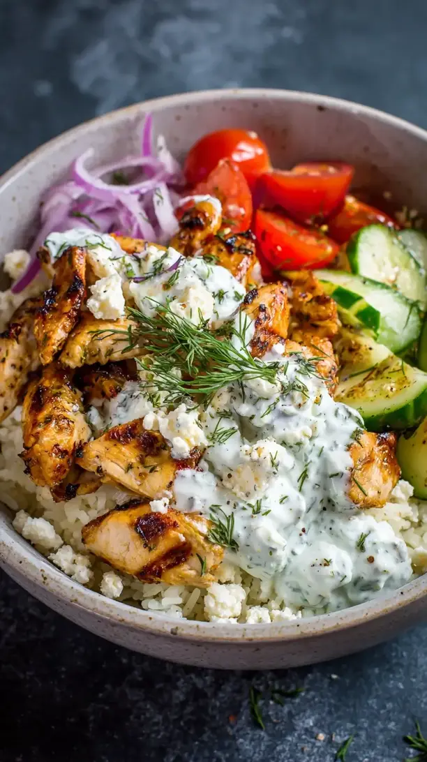 Greek Chicken Bowls